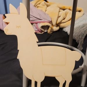 Llama paint board